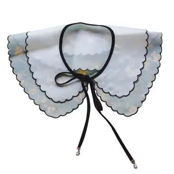 

Women Girl Fake Collar Delicate Lace Round Neck Delicat Detachable Half Shirt