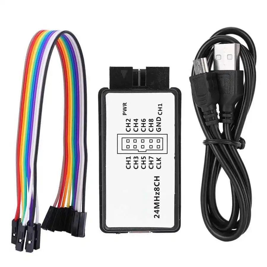 USB логический анализатор 24M 5PF 8 канальный входной микроконтроллер ARM FPGA