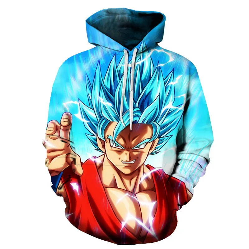 

2020 Printed Unisex Oversized Dragon Ball Sword Hoodie Sweat Homme Sweatshirt 3D Clothing Hoody Long 3D Hoodies