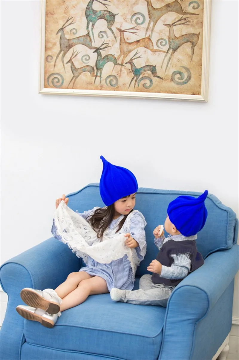 ; сезон осень-зима теплая одежда с ушками детские головные уборы Skullies Beanies упругая заостренная шапка "ветряная мельница" Кепка для мальчиков, девочек модные аксессуары-MXC