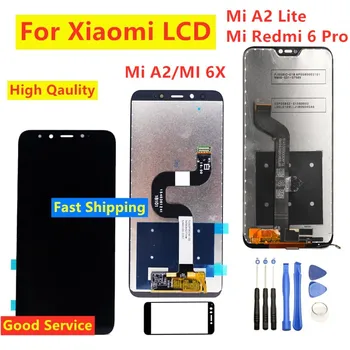 

For Xiaomi Mi A2 / Mi A2 Lite Touch Screen LCD Display Assembly For Mi 6X LCD Display Touch Screen Repair Parts With Free Gifts