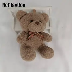 20 шт./лот Kawaii небольшое соединение Мишки Тедди сидящий медведь 9 см плюш с цепью игрушка плюшевый медведь маленький медведь Ted игрушки