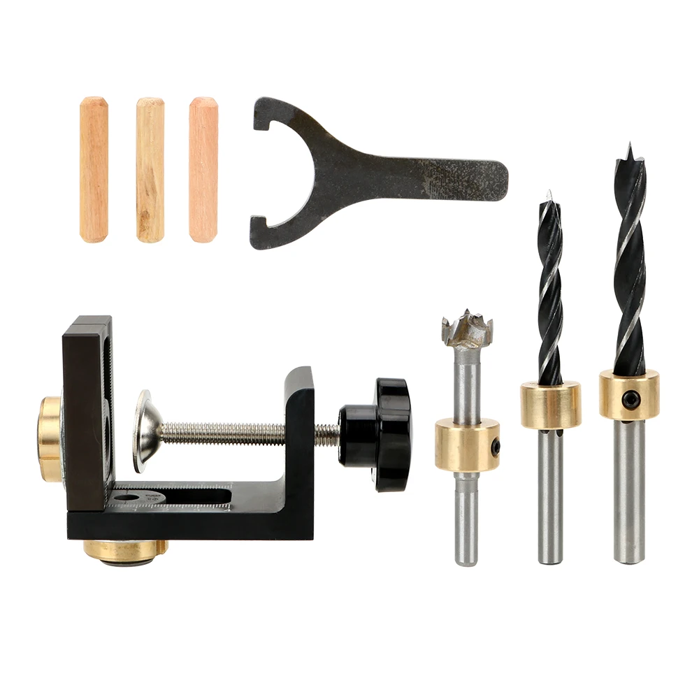 Дырокол DIYWORK локатор для деревообработки круглого дерева дюбель 08350 Столярный инструмент для позиционирования Дырокол мебели