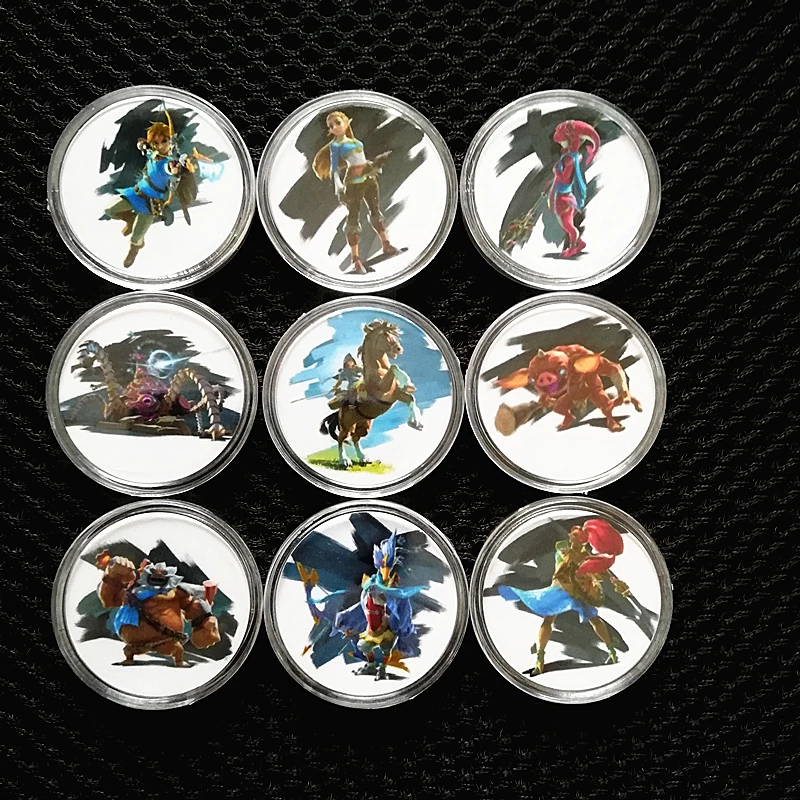 24 шт./компл. Zelda Дыхание дикой природы игра коллекция монет Amiibo NFC соединение карточки пробуждения Марио NS переключатель wii U Быстрая