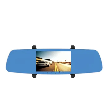 

New Style 5-Inch Rearview Mirror Tachograph HD 1080p Front and Back Double lu dai No Light Night Vision Recorder