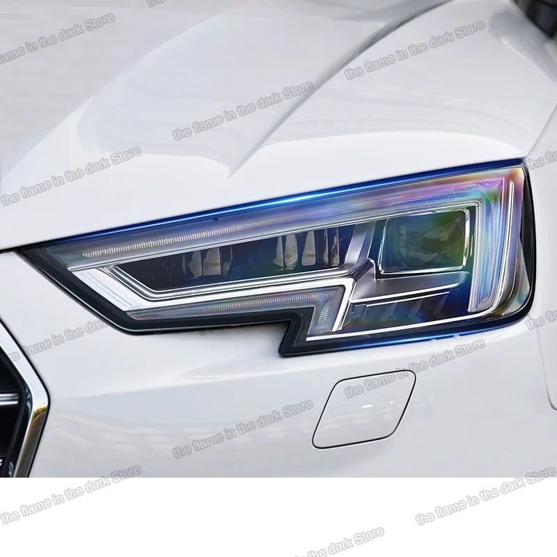 Lsrtw2017 TPU transparent Car Headlight Protective Film for Audi A4 A3 A6 Q5 Q3 Q7 Anti-scratch sticker Accessories | Автомобили и
