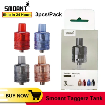 

3pcs/pack smoant taggerz vape tank 2ml capacity 0.2ohm Atomizer electronic cigarette vape KA mesh coil for taggerz mod kit