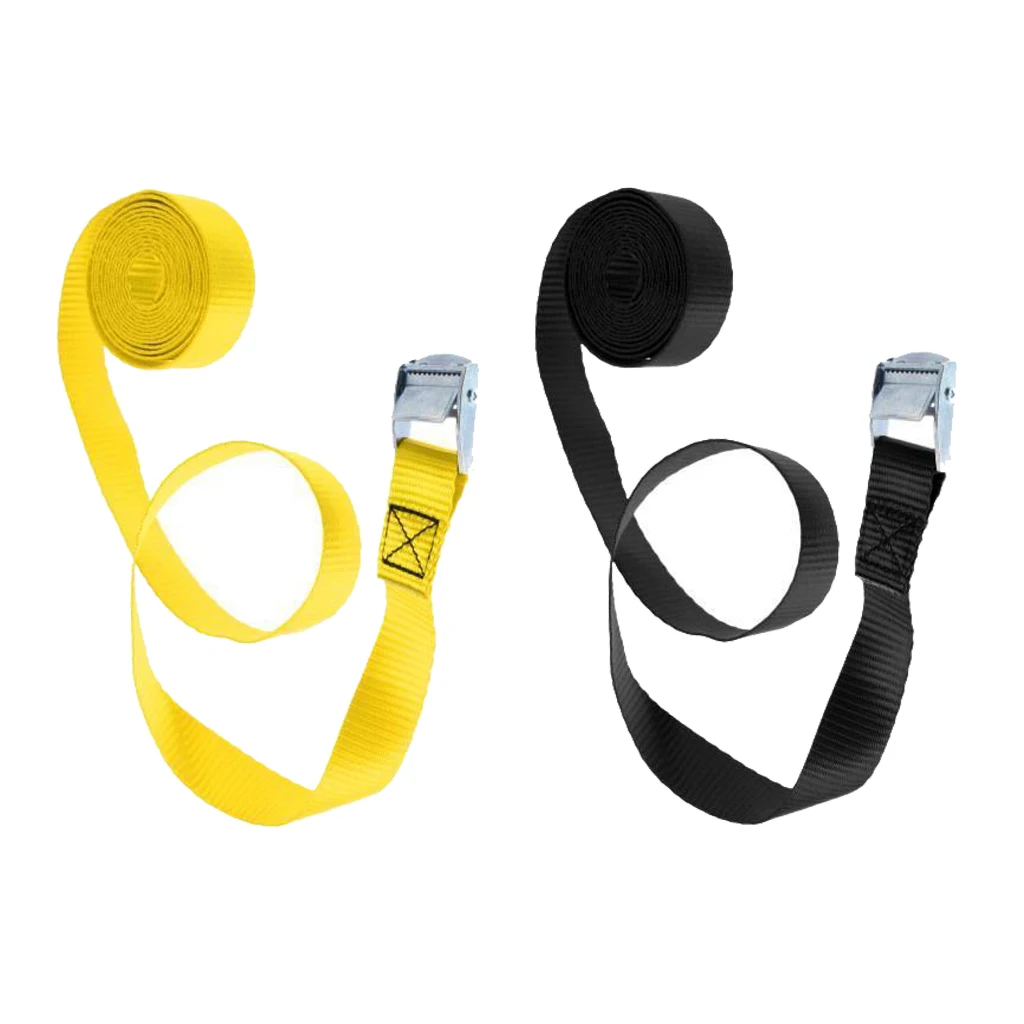 Pack of 2, Surfboard Kayak SUP Surf Rack Tie Down Straps 10 Feet
