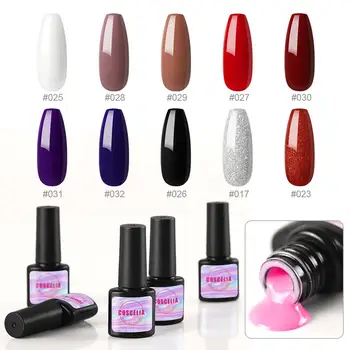 

COSCELIA New Gel Polish 10pcs/Lot 7ml UV Gel Nail Polish Set Soak Off Varnish All For Manicure Nail Art DIY Can Choose Colors