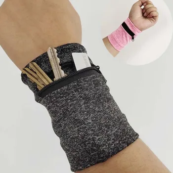 

Men Women Wrist Wallet Pouch Band Multifunctional Wrist Running Travel Sports Gym Cycling Safe Bag Wrist Strap Wallet @C15