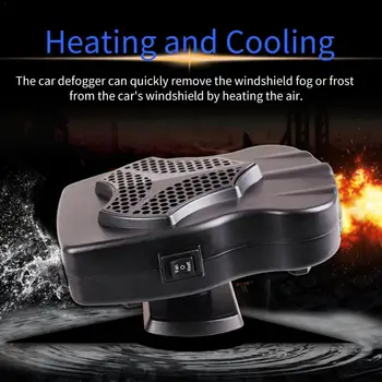 

Car Heater Fan Noiseless Portable Car Heater Defogging Defrost Air Conditioner 12V 200W For RV, Motorhome Trailer, Trucks, Boat