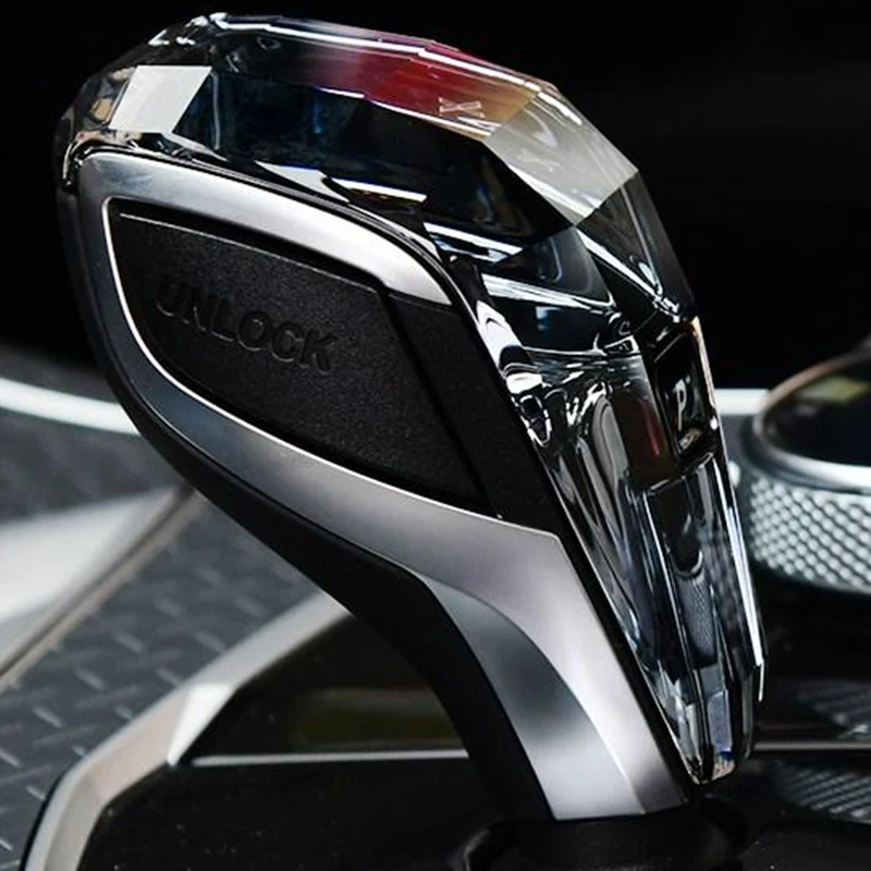 Crystal Three-piece Set Gear Shift Knob for BMW X3 X4 X5 X6 Series G Chassis G02 G05 G06 G20 G30 F40 F44 Car Accessories