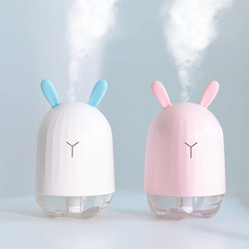 220ML Ultrasonic Air Humidifier Aroma Essential Oil Diffuser for Home Car USB Fogger Mist Maker with LED Night Lamp