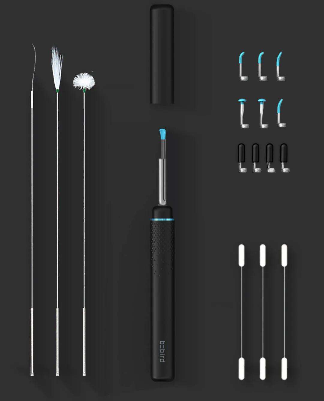 Xiaomi Youpin Bebird умная визуальная Ушная палочка, ложка 3,5 мм 300 Вт, высокоточный набор инструментов для очистки ушей
