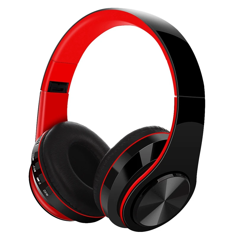 B3 Bluetooth Headset Hi Fi Stereo Wireless Card Foldable Bluetooth Headset with Wire Mode Built In Micro phone