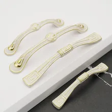 Белая ручка двери шкафа цвета слоновой кости маленькие ручки современный минималистичный европейский стиль белая эмаль ящик с ручками скрытый шкаф ручка