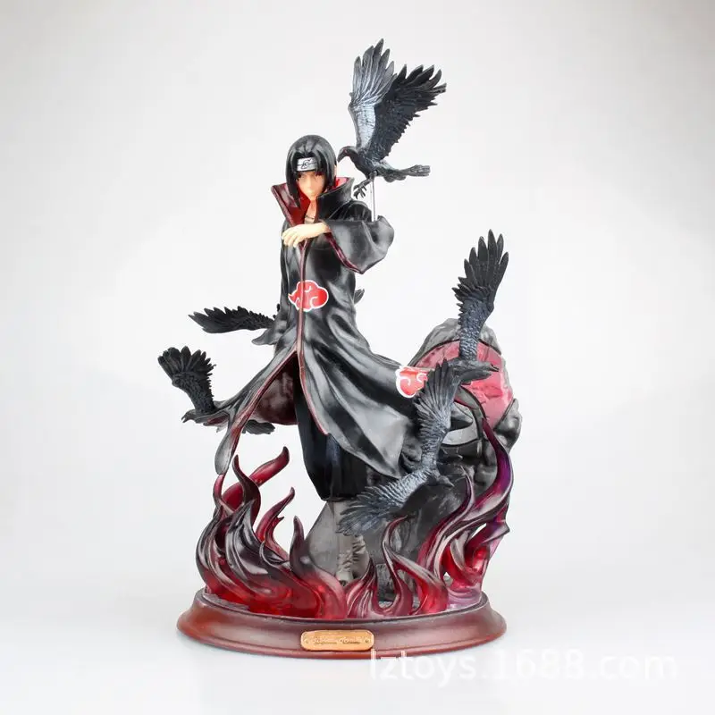 

Naruto Xiao Organization Uchiha Itachi Crow Statue Hall GK Model Boxed Garage Kit