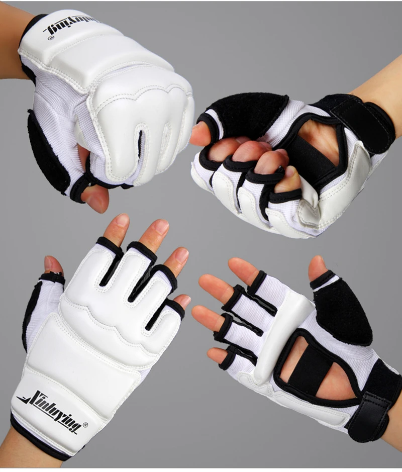 Boxing Half Fingers Adults Boxing GlovesKids Sandbag Training  Gloves SandaKarateMuay Thai Fitness Taekwondo Protector (13)
