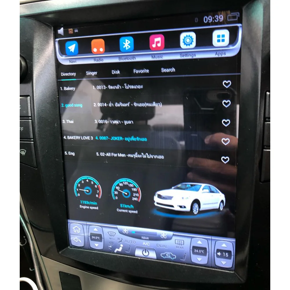 Автомобильный мультимедийный плеер стерео gps DVD радио навигация NAVI Android экран для Toyota Corolla E140 E150 2006~ 2013