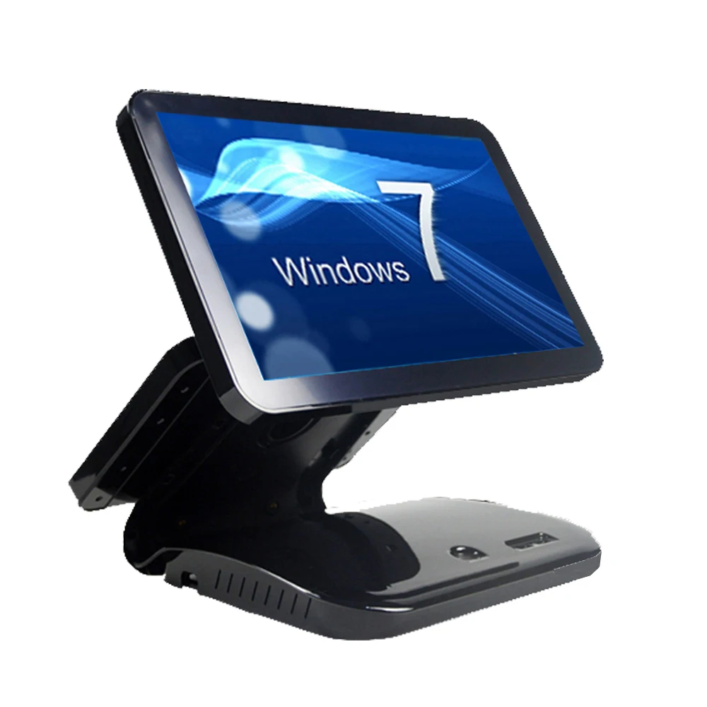 Двойной экран POS машина все в одном pos система windows os терминал для розничной