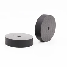 Hifi 8 шт. черный карбоновый динамик изоляция 40x10 мм шип база Pad башмак ноги