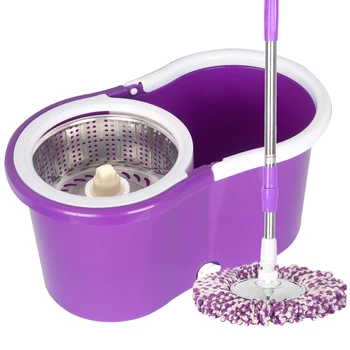 

Mop bucket rotating mop automatic drying double drive hand pressure mop bucket mop head mop pole tow barrel