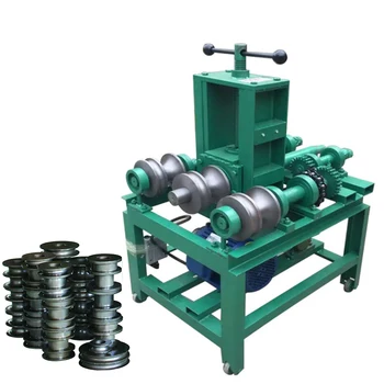 

Rolling pipe bending machine Electric with round dies and square dies HHW-G76 pipe tube roller bender 220V/380V