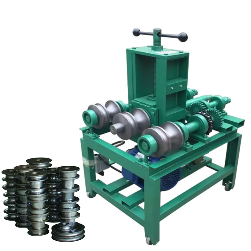 Rolling pipe bending machine Electric with round and square pipe tube roller bender 220v/380v
