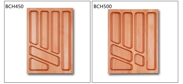 Пользовательские кухня из массива дерева бука столовые приборы палочки для еды Ложка хранения ящика разделительная коробка