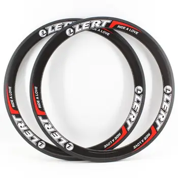 

2Pcs New LERT 700C 50 60mm Road bike 3K UD 12K full carbon fibre tubular clincher tubeless bicycle wheels carbon rims Free ship
