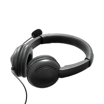

USB Headset with Microphone and In-Line Control On-Ear Headphone for Gaming, Skype, Office, Conference