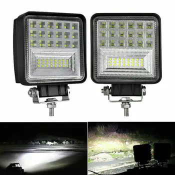 

Car LED Work Light ATV 126W 6500K Replacement Forklifts Ship Vehicle Flood