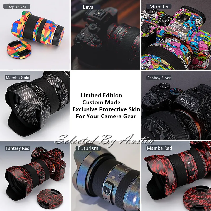 Premium Decalque da Pele para Canon ef 35 mm f 1.4l ii Lente Protetor do Decalque da Pele Anti-risco Revestimento Envoltório Capa Adesivo - Image 5