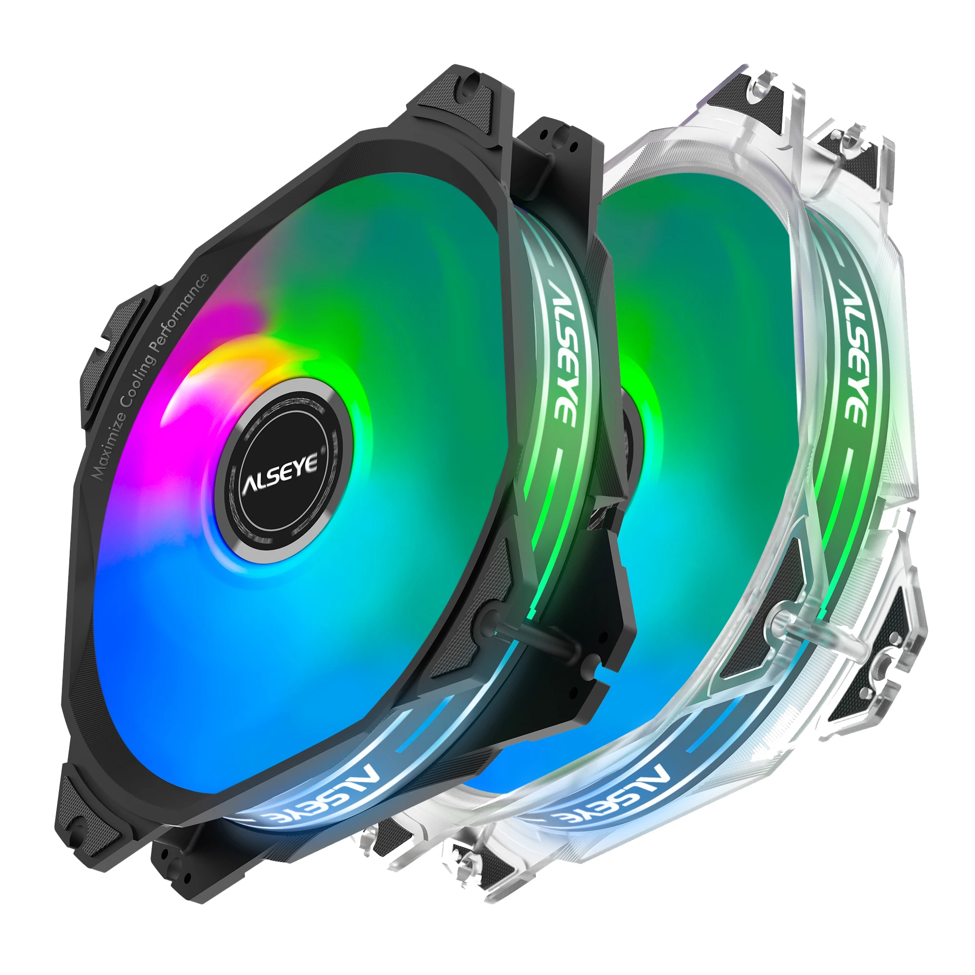 Светодиодный вентилятор охлаждения для компьютера ALSEYE MAX 120 мм 4 контактный