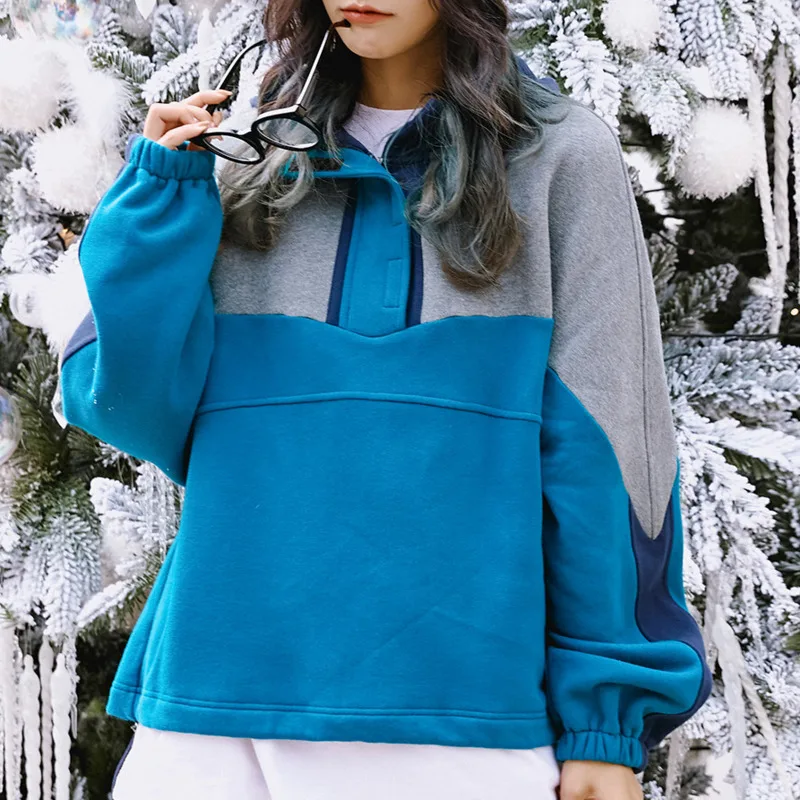 

XUXI 2020 Spring Autumn Loose Hoodies Lazy Wind Female College Style Sports Fashion Sweatshirt Streetwear Women FZ1990