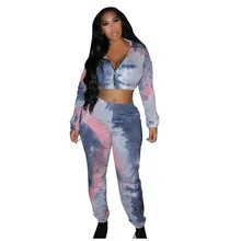 Женские повседневные толстовки на молнии, комплект из двух предметов, топы с длинными рукавами+ штаны, модные женские костюмы, спортивный костюм, женская спортивная одежда#1122