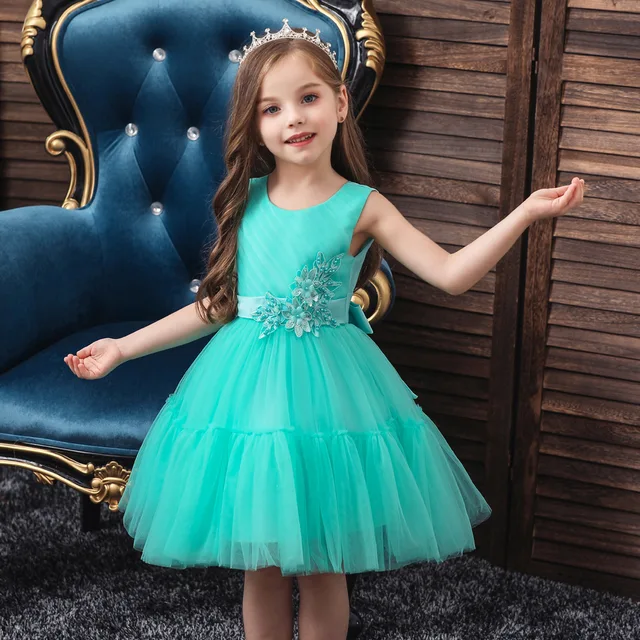 فستان الأميرة للأطفال من سن 2 إلى 10 سنوات 2