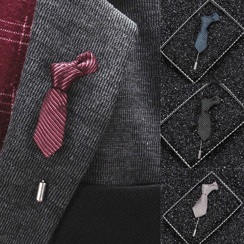 4 цвета модные мужские ювелирные изделия бруш хлопок в форме галстука декор для