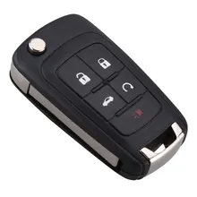 1pc 5 Buttons Remote Key Shell Case Fob Key Cover for Buick for Chevrolet Camaro Cruze Equinox Impala for GMC Terrain