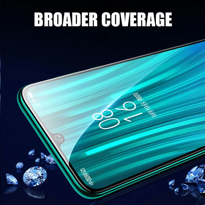 6D закаленное стекло для xiaomi redmi note 8T 8 Pro полный закругленный протектор экрана для xiaomi redmi note 8 pro глобальная версия стекла
