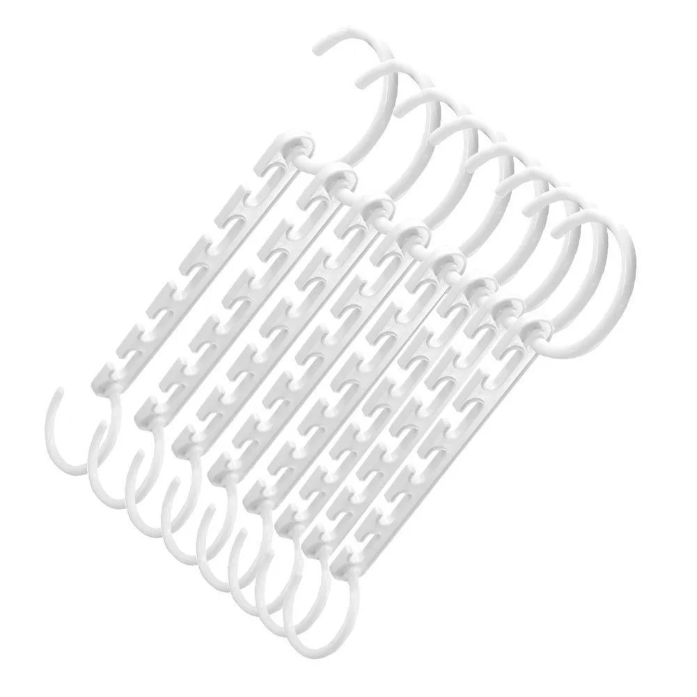 

8pcs 3D Space Saving Hanger Magic Clothes Hook Closet Organizer Multifunctional Rack Home Storage Racks High Quality