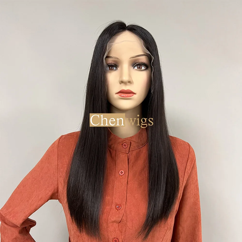 Sheitel Wigs Sale #2 Black Hair 20 inch Layered Kosher Wigs Lace Top Sheitel