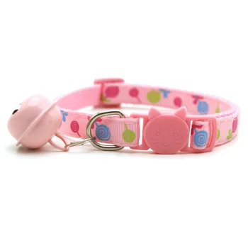

Cute Lollipop Dog Collars with Bells for Small and Medium Dog Collars Adjustable Safety Dog and Cat Collars Pet Supplies Animal