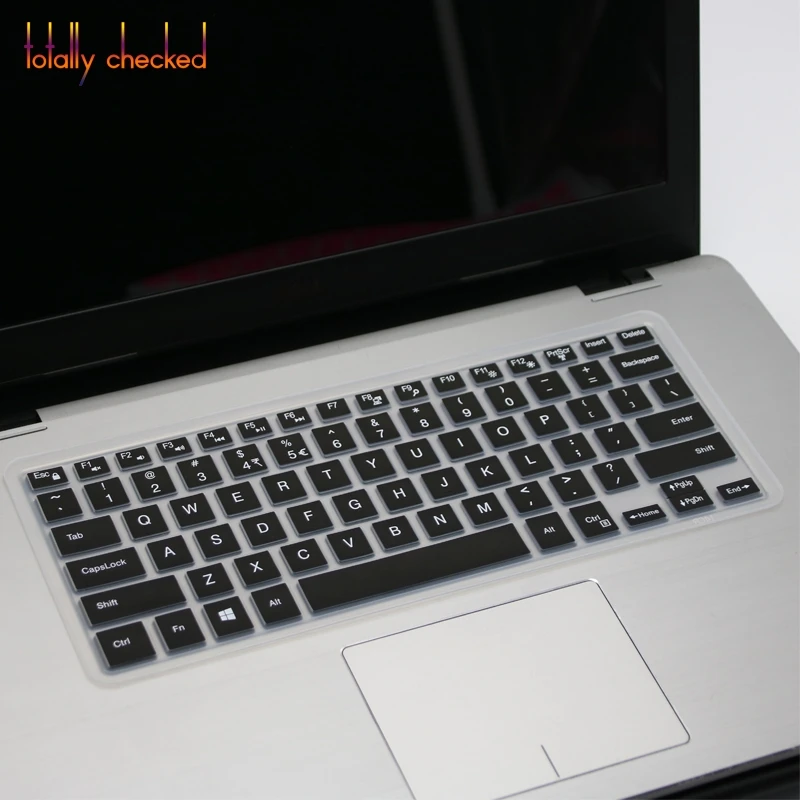 Силиконовый чехол-клавиатура для ноутбука Dell Latitude 3400 3480 5400 3490 14 дюймов - Цвет: black