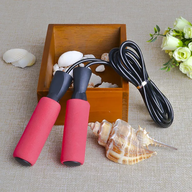 Speed Skipping Jump Rope Sports Lose Weight Exercise Gym Fitness Skipping Rope With Thickened Anti Slip Foam Handle