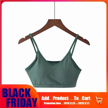 

V-neck Cotton U-shaped Beauty Back Thread Boob Tube Top Small Strap Base Underwear - Piece Wireless Bra Breathable Hole Cup One