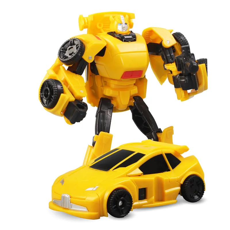 B 12CM 12 см Трансформеры коммандер фигурки Megatron Bumblebee Optimus Prime Трансформация Робот автомобиль игрушки мальчик дети подарок на день рождения - Цвет: B 12CM