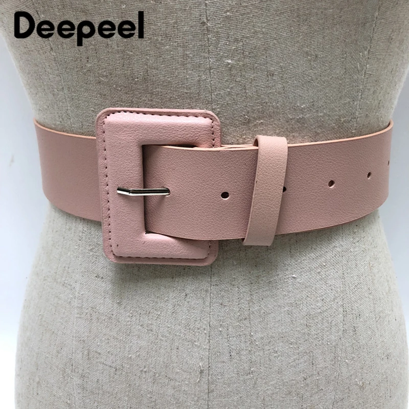 Deepeel, 1 шт., 4 см* 96 см, модный простой полиуретановый ремень, ручная работа, декоративные ремни для женщин, юбка, джинсовая рубашка, Декор, YB282