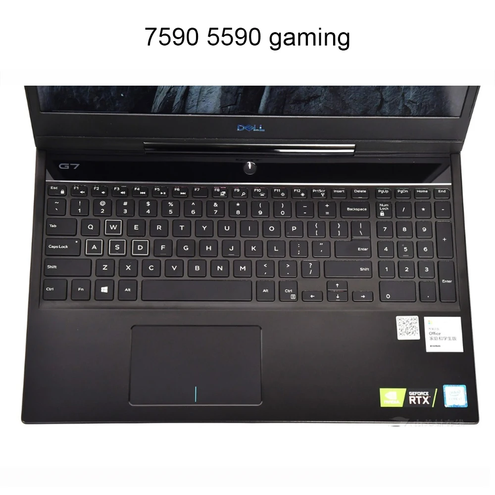 Чехлы для клавиатуры ноутбука Dell Inspiron G7 игровой 7590 G5 5590 прозрачный пылезащитный моющиеся силиконовые