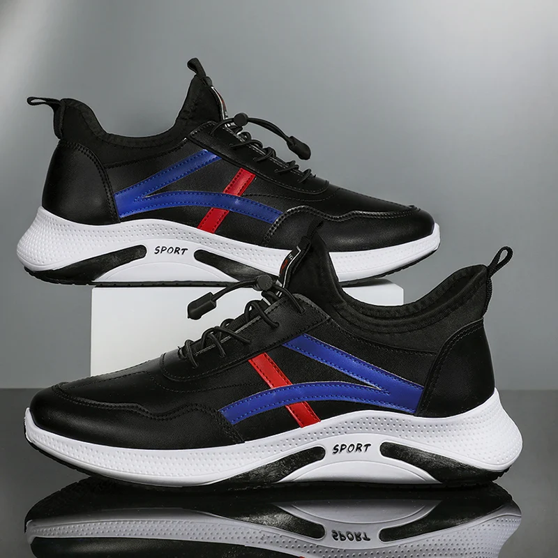 Zapatos informales transpirables para hombre, zapatillas deportivas juveniles, de tendencia, talla grande 44, para primavera, 2021